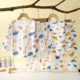 2025 New Children's Cotton Home Clothes suit Summer Long Sleeve Pajamas Thin Air-conditioning Clothes Men's and Women's Children's Clothing