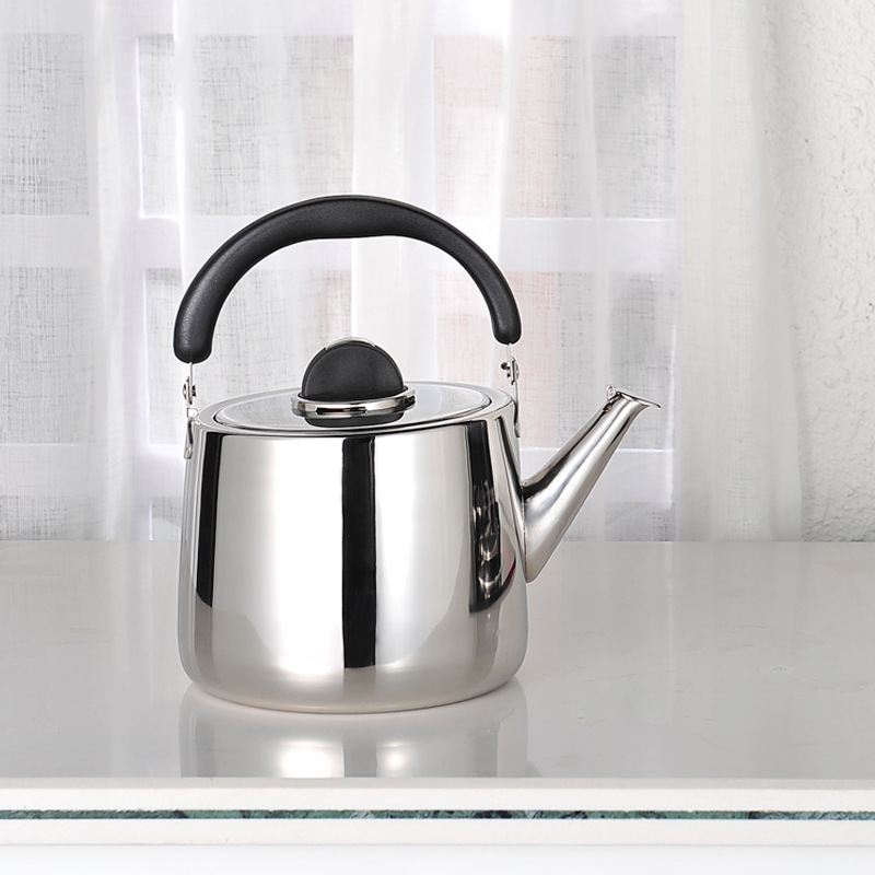 European-style oblique pot wholesale stainless steel thickened household kettle induction cooker gas stove universal whistle kettle