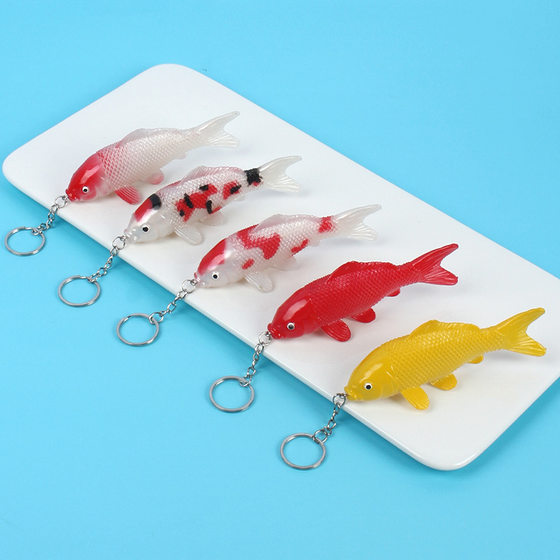 Simulation koi goldfish ornamental fish model fish tank decoration supplies running water scene landscaping ornaments school teaching aids