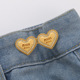 Yellow glass heart