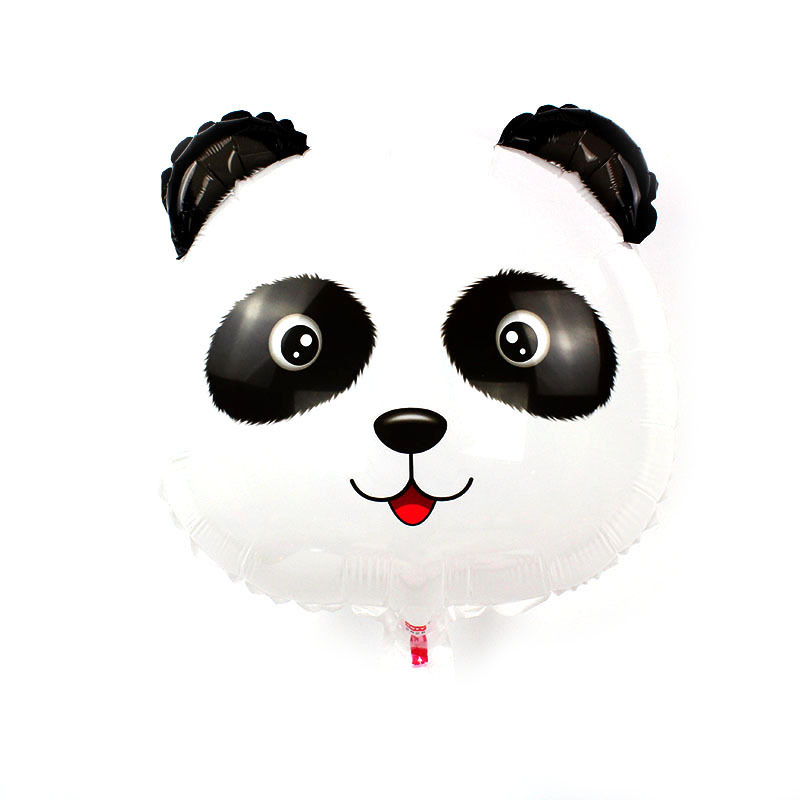 18 inch cartoon bear cat head aluminum film balloon cute animal shape balloon push gift birthday party decoration