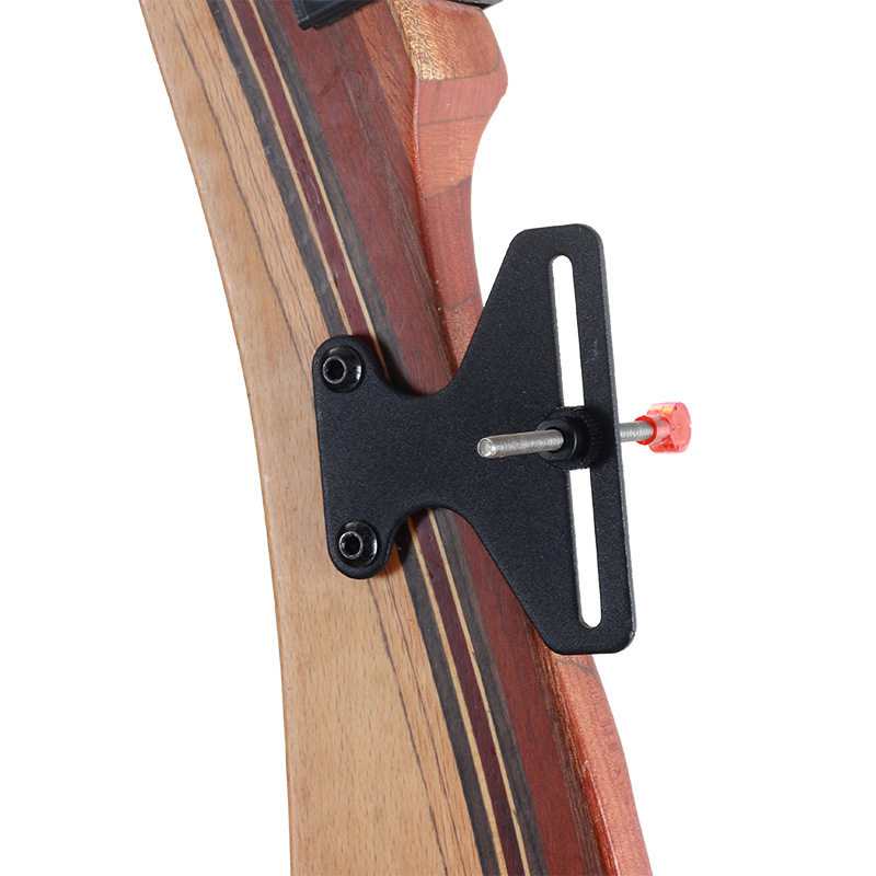 Spot wholesale new simple single needle aim recurve bow arrow sight archery Red aim frame Center clear disassembly