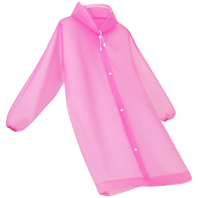 EVA raincoat non-disposable one-piece raincoat adult thickened lengthened windproof outdoor travel portable raincoat
