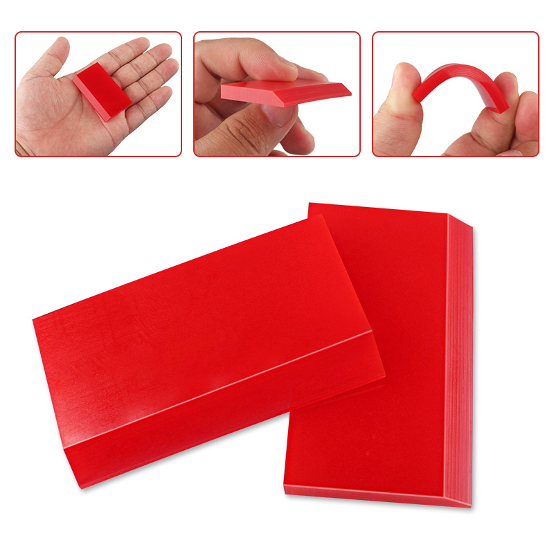 Car interior scraper beef tendon silicone scraper film beef tendon rubber strip small scraper car film tool