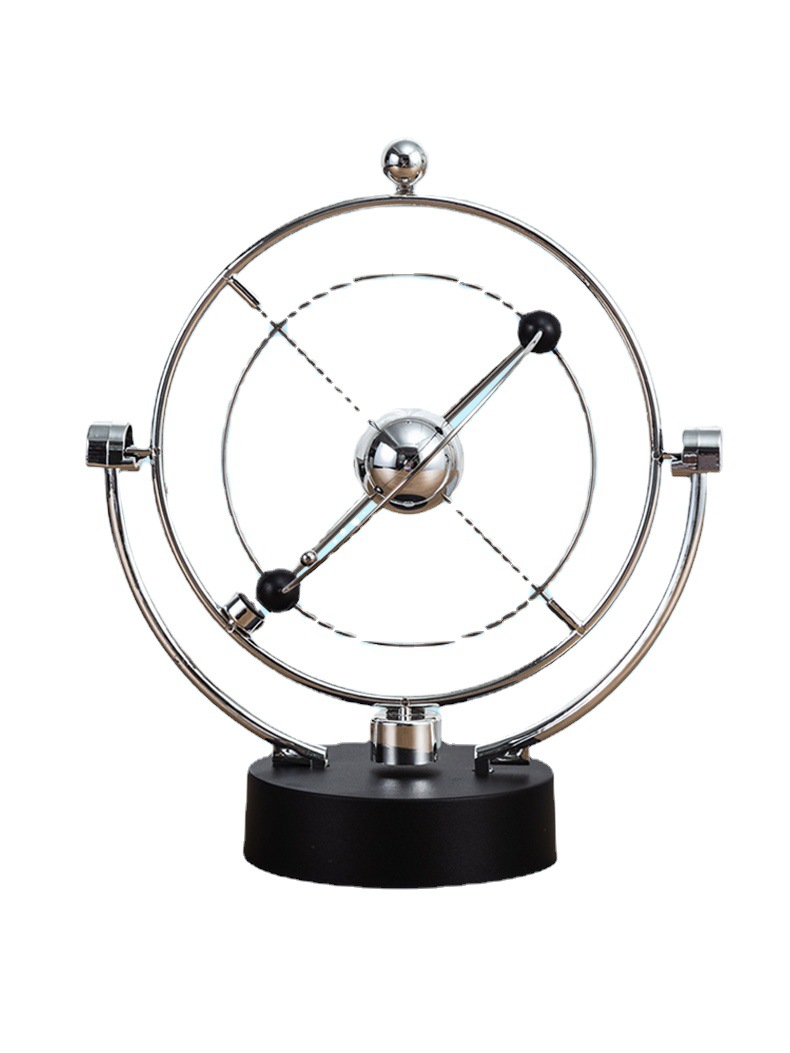 Modern Simple Chaotic Pendulum Perpetrant Machine Balance Newton Ball Perpetrator Ornament Rotating Swing Physical Swing