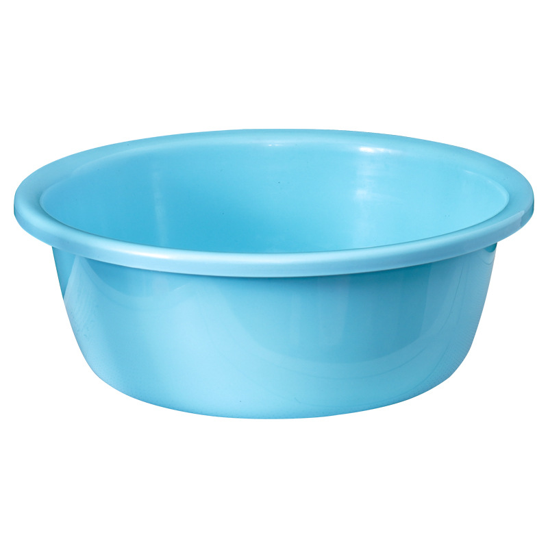 Thickened Anti-skid Plastic Basin Household Large, Medium and Small Size Clothes Washing Basin Student Dormitory Foot Washing Basin Baby Washbasin