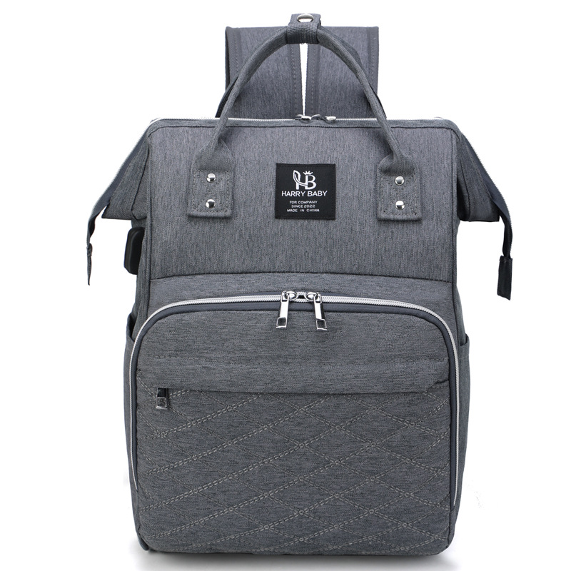 Factory wholesale Mummy bag new simple large capacity portable baby bag anti-splashing lightweight multi-layer mother bag