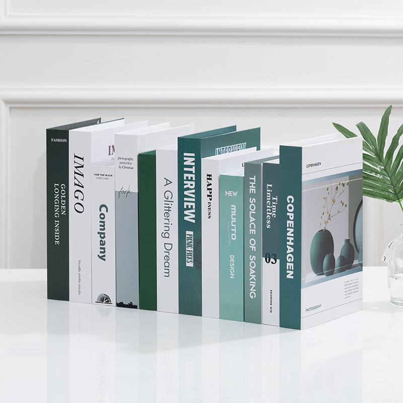 Fake Book decorative book decoration simple new Chinese European Nordic book bookcase decoration simulation book props wholesale