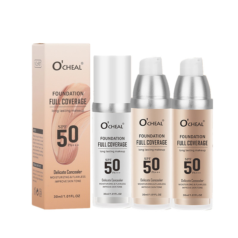OCHEAL cross-border temperature change liquid foundation moisturizing concealer long-lasting clothing not easy to take off makeup brightening color concealer