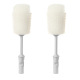 The upgraded version replaces one brush head