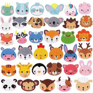 2021 New Amazon best selling children Diamond painting 5d casual stickers DIY Diamond stickers Diamond stickers