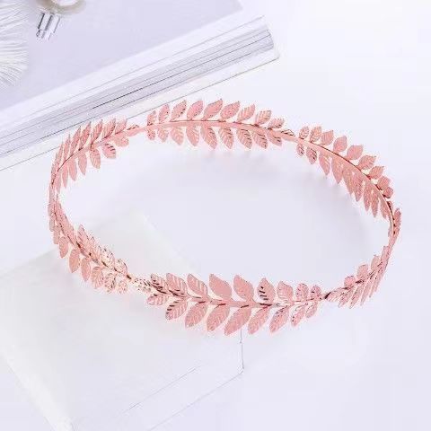 欧米のファッションの髪飾りバロックの金色の木の葉のカチューシャ|undefined