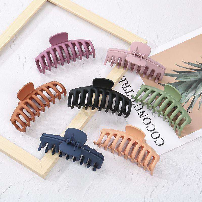 Cross-border hair grab Amazon Hot 11cm large grab clip set bath hair accessories plate hair shark clip vertical clip