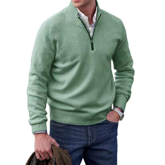 Cross-border exclusive for 2023 independent stations foreign trade Men's Hot plus size sweater wool men's thermal sweater in stock