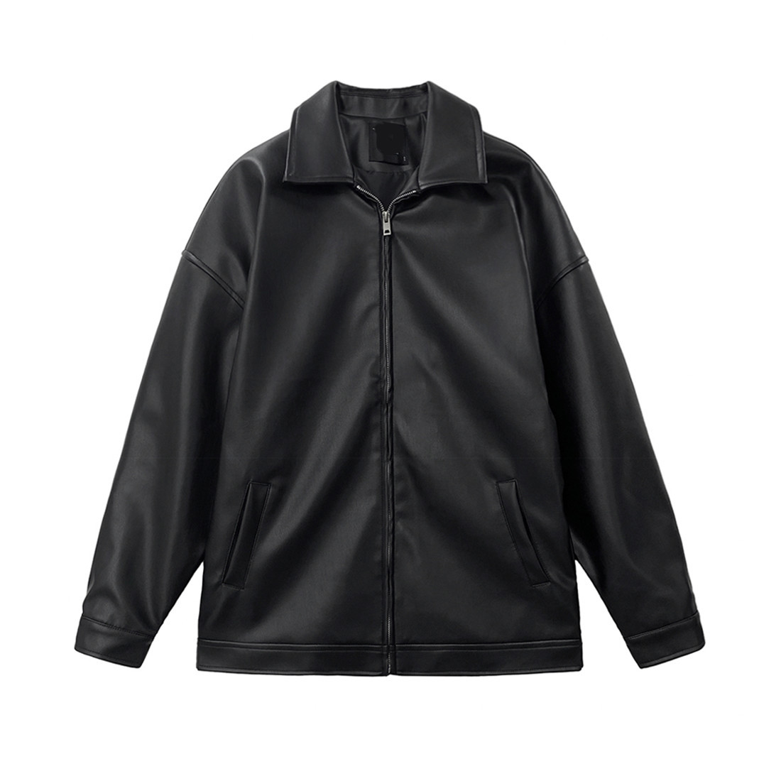 Leather Jacket Men's 2023 Spring New Fashionable Korean Autumn PU Leather Casual Baseball Clothes Motorcycle Jacket Trendy