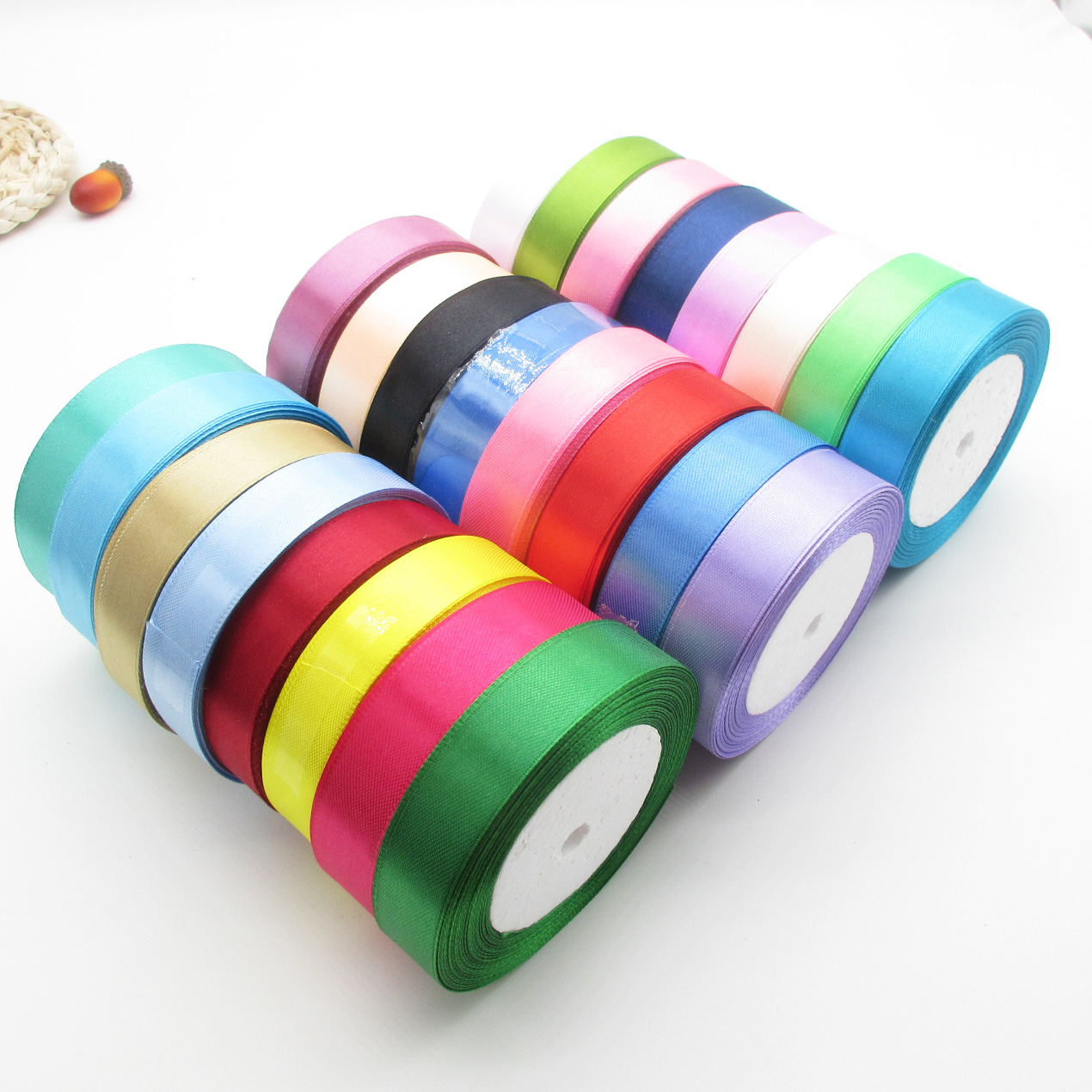 2cm Cake Flower Ribbon Gift Hi Box Packaging Ribbon Polyester Belt Baking Decorative Belt Handmade Ribbon Ribbon