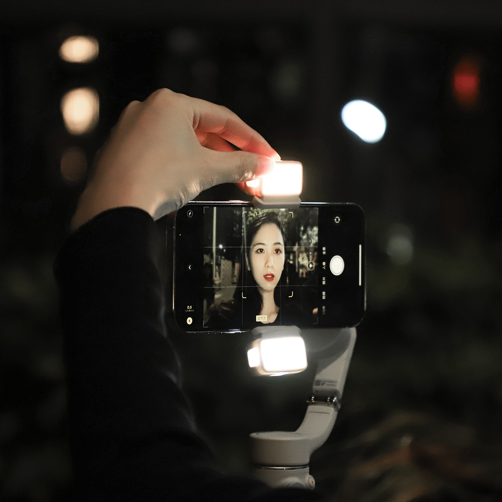 Sunnylife OSMOMobile SE/6 fill light OM5/4SE two-way soft light charging box three-color photography