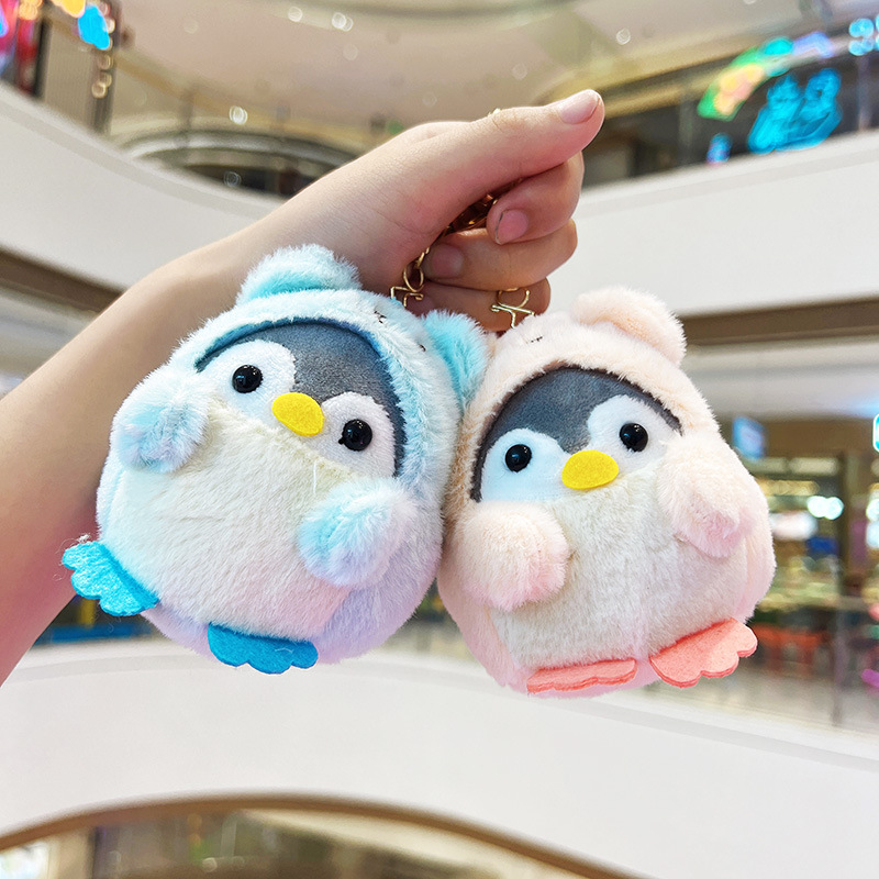 ぬいぐるみの赤ちゃんペンギンのペンダント人形機のキーホルダー|undefined