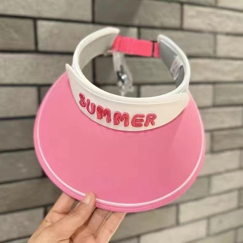 Chapeau de protection solaire pour enfants, prix d'usine, vente directe, chapeau d'été vide, protection UV, chapeau de soleil pour bébé, chapeau de soleil respirant, dessin animé_voghion.com