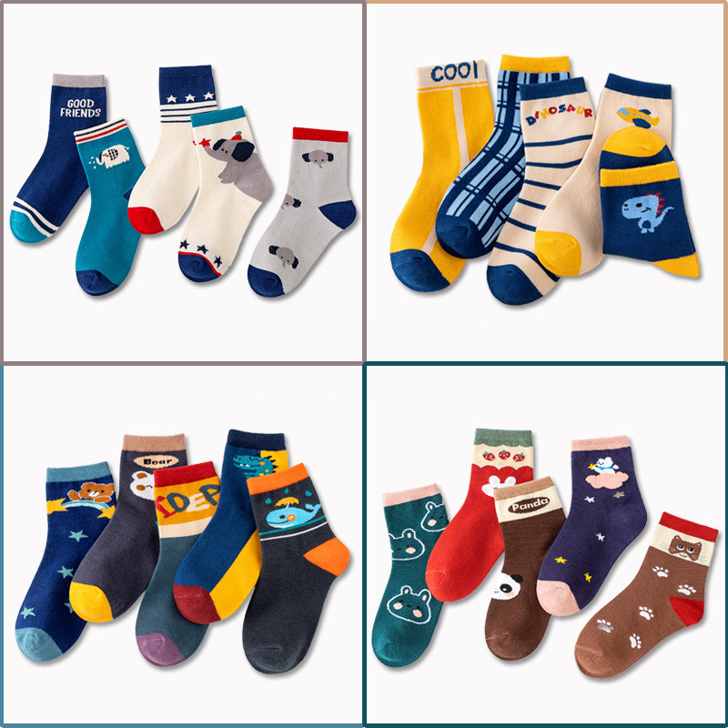 Mid-calf socks wholesale cotton socks spring and summer children's stockings baby socks girls baby floor socks boys children's socks