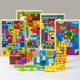New puzzle three-dimensional Russian Cartoon creative wooden puzzle building blocks children's early education Enlightenment cognitive puzzle