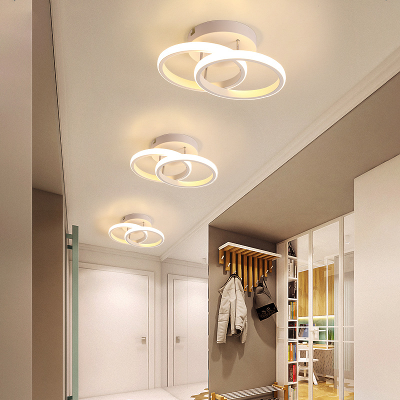 led Corridor light simple modern small light living room bedroom aisle light porch light downlight Nordic creative ceiling light