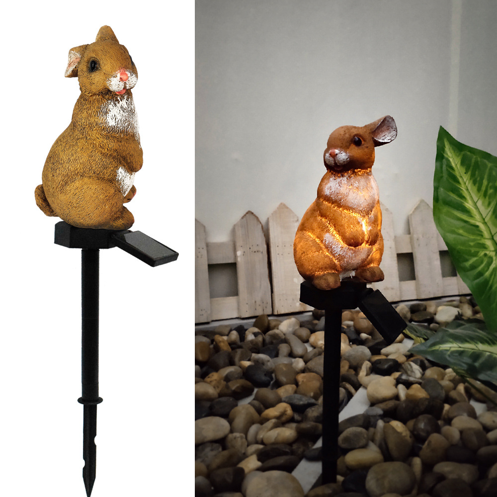 New solar lamp magnesium oxide resin modern courtyard decoration snail outdoor waterproof garden spot landscape lamp