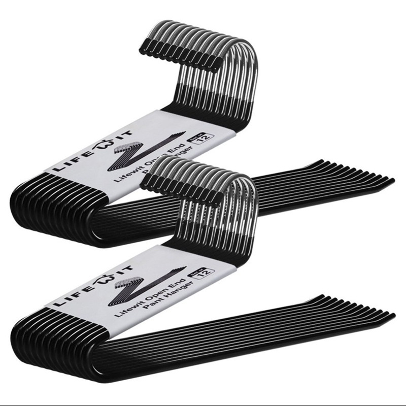 Factory Direct cross-border export hot-selling plastic dipping 2-word pants rack goose-type non-slip pants towel trousers rack