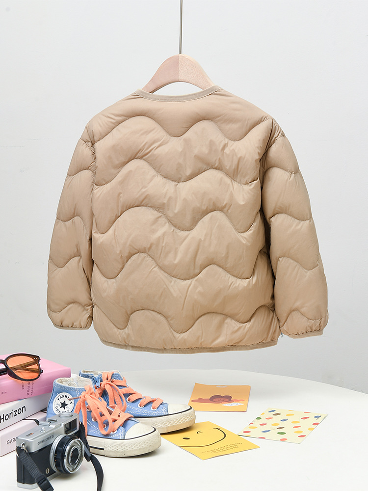 [90 white duck down] cross-border children's lightweight down jacket 2023 new boys' and girls' winter thin down jacket