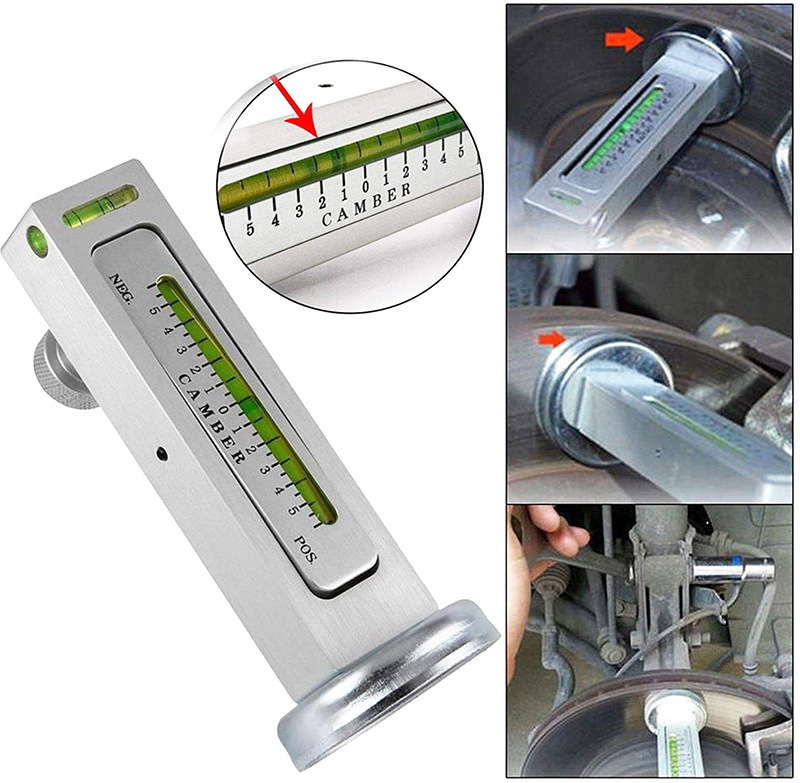 Four-wheel positioning magnetic level level gauge level ruler camber adjustment auxiliary tool magnet level locator