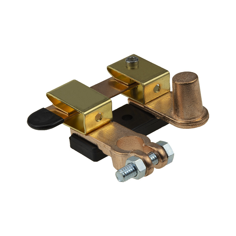 Automobile and marine knife-type dual-purpose battery power-off switch leakage protection modified brass switch