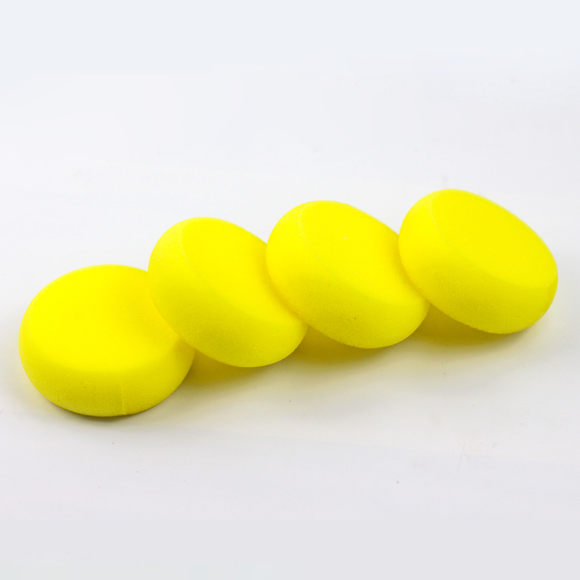Factory direct round waxing sponge car washing polishing plated crystal cotton car beauty manual polishing round sponge