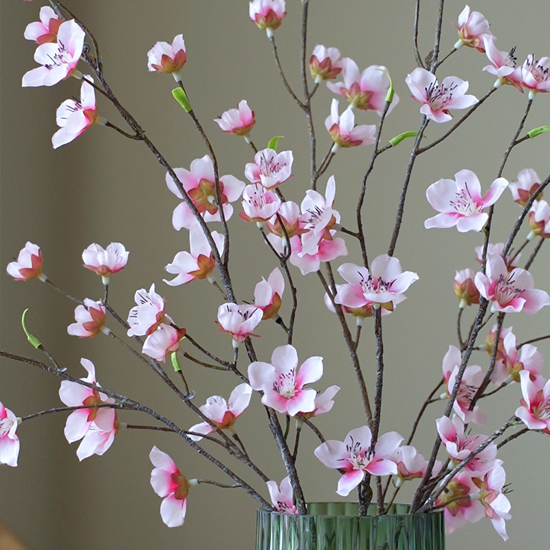 現実的な単一の枝小さな桜の花造花結婚式の装飾家の装飾シルクフェイク|undefined