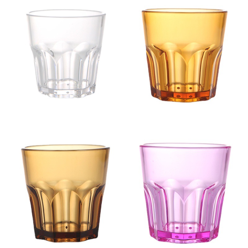 In stock acrylic Cup bar KTV restaurant multi-function octagonal cup thickened Anti-scald plastic beer cup
