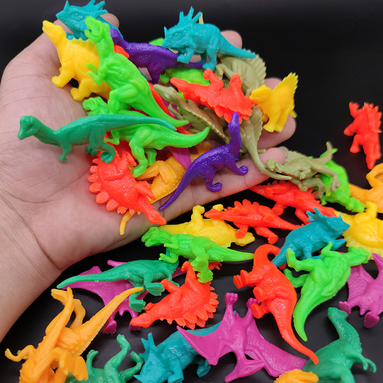 Simulation little dinosaur world toy soft rubber solid model examination ancient stone dinosaur Children Baby understanding toy male