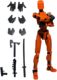 Orange Black (13cm) injection molding