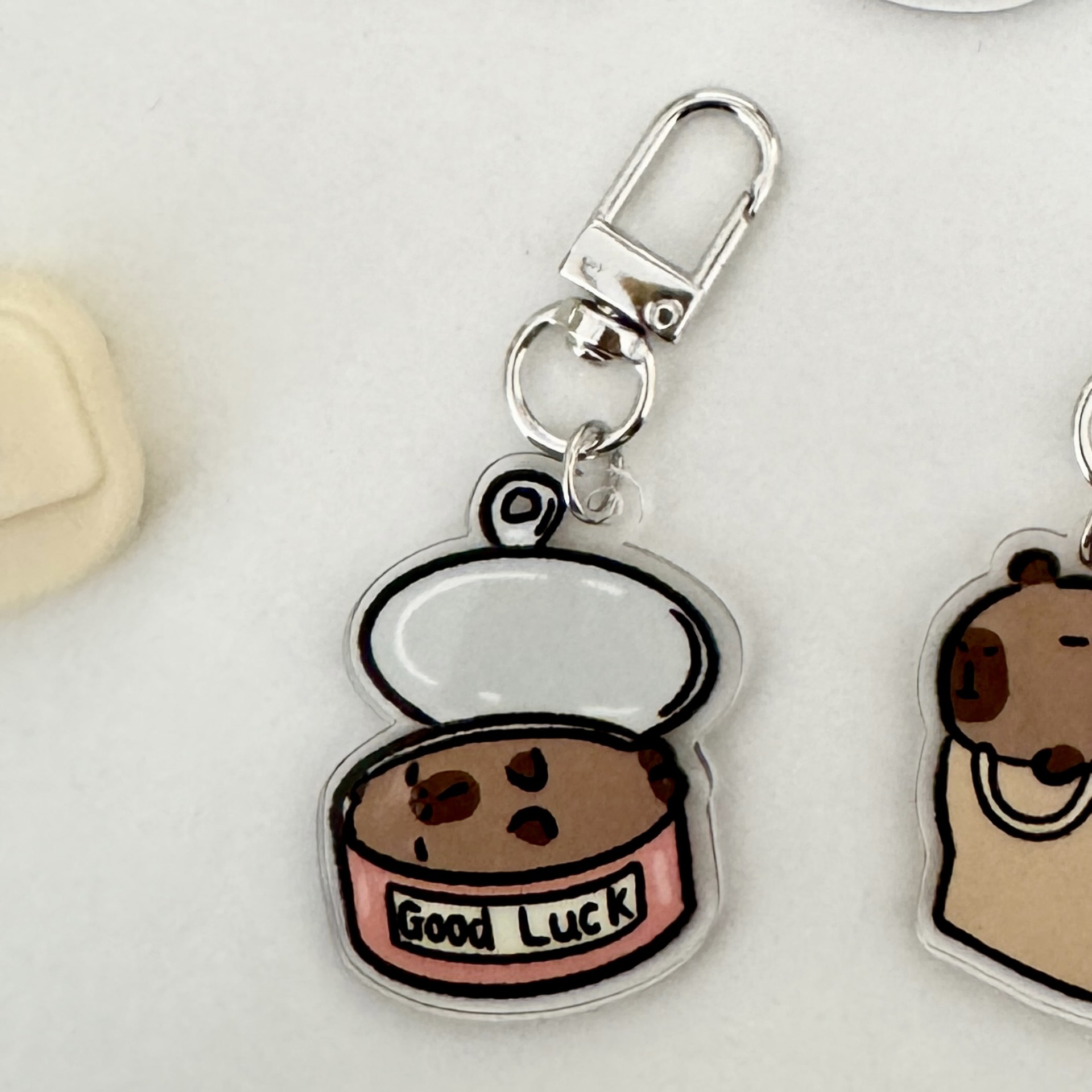 Gift for students small gift keychain cartoon cute pendant schoolbag pencil case bag acrylic pendant creative gift