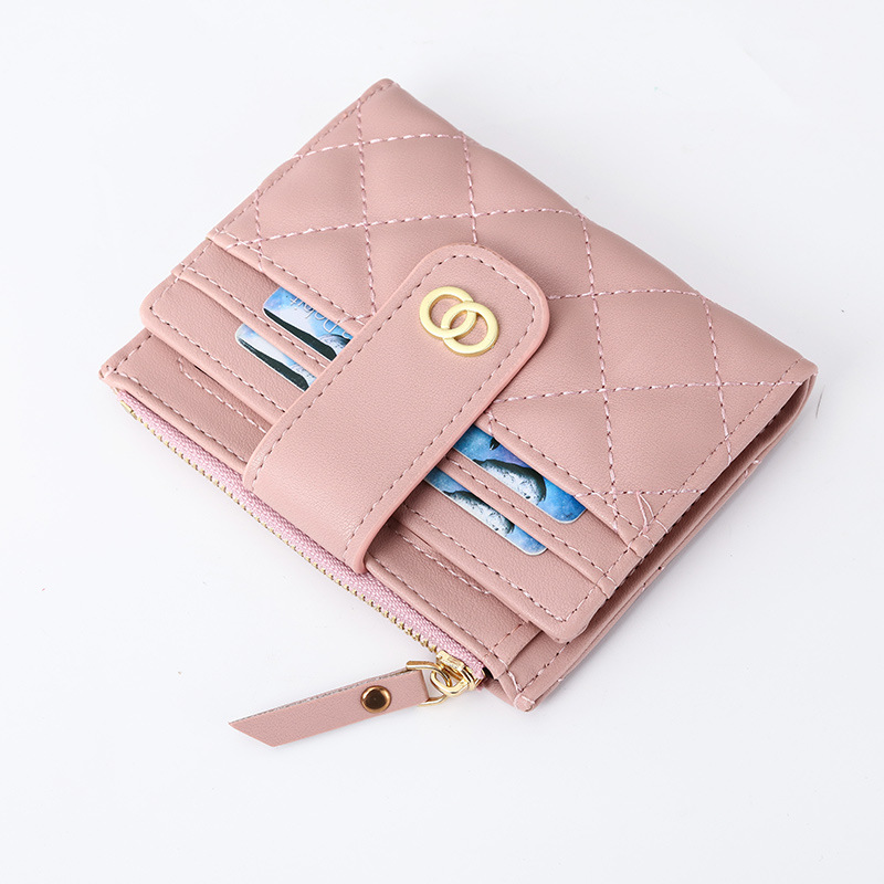Factory wholesale wallet women's high-end all-match 20% discount coin purse multi-function multi-card card bag women's simple coin bag