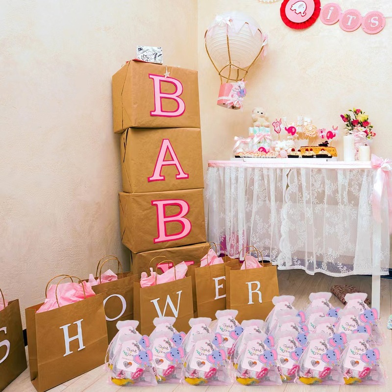 金属キーホルダー赤ちゃんbaby shower象パーティーテーマ誕生日パーティーギフトシーンアレンジ装飾|undefined