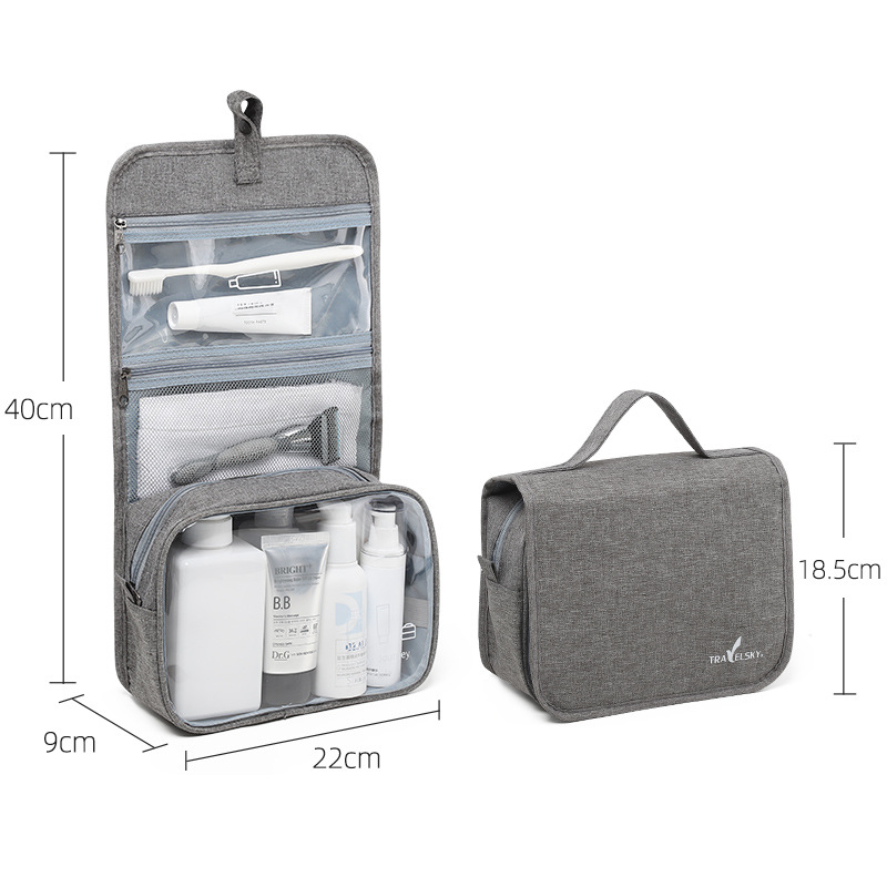 Business Travel Window Wash Bag Men's Business Travel Portable Foldable Waterproof Storage Bag Gift Printing logo Factory