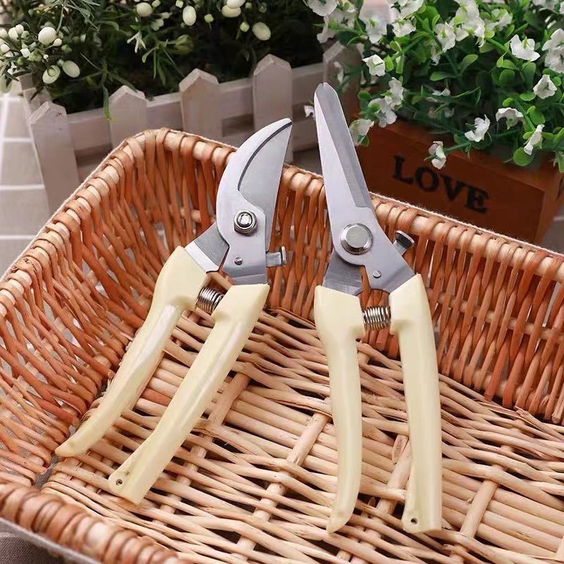 Stainless steel pruning shears gardening floral shears garden fruit tree branch shears pruning shears