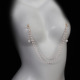 [white] double pearl milk chain