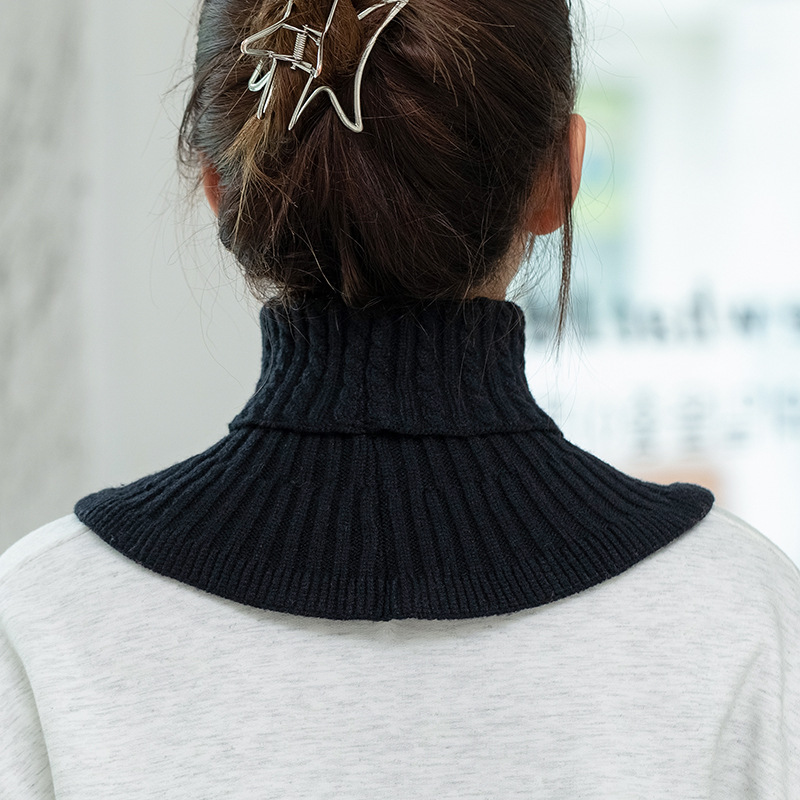 Scarf women's winter cervical collar Korean style versatile warm fashion fake collar new scarf pullover round neck