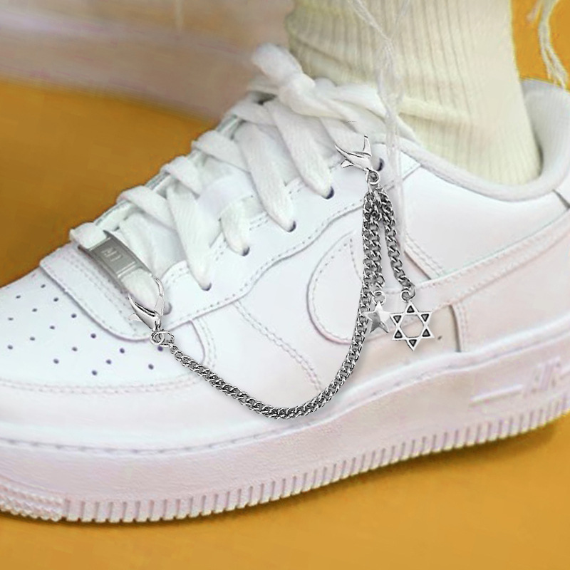 DIY chain accessories CLO star love shoe chain hip hop simple punk original detachable accessories jewelry wholesale