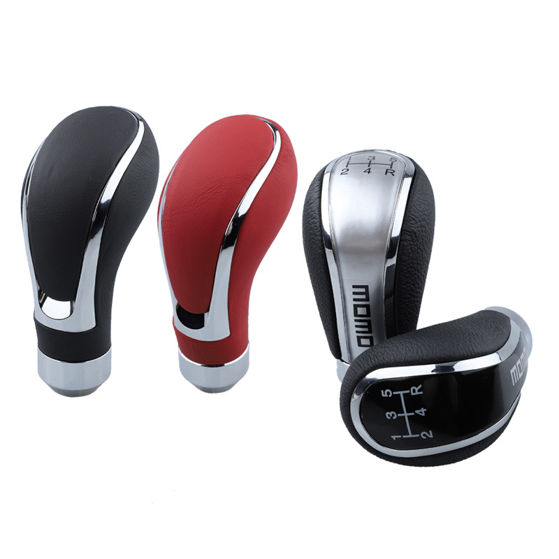Car leather shift head modified shift handle head shift lever manual automatic universal shift lever personalized shift head