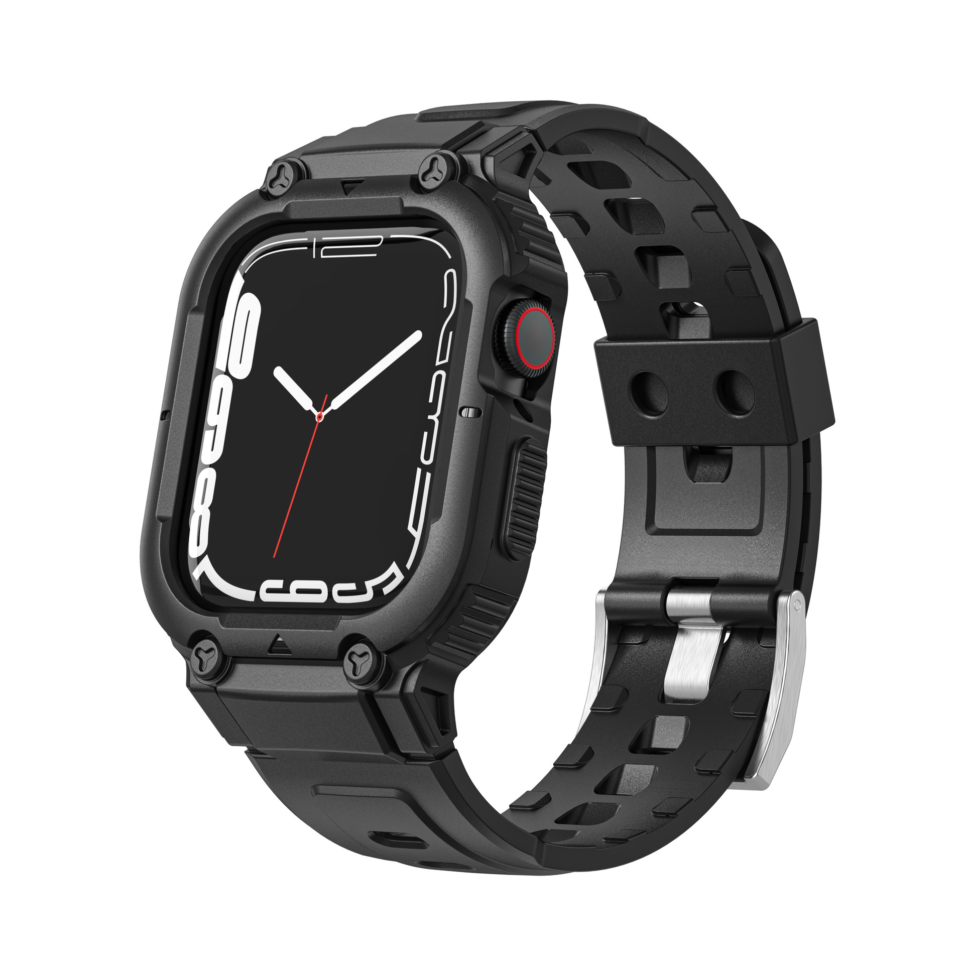 For apple watch apple watch 4/5/6/7/8 generation iwatch integrated strap armored TPU strap