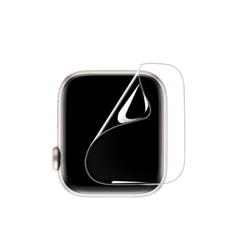 Applicable to Apple Watch 9 Generation Corner Deficiency Protective Film AppleWatch7/8 Curved Surface Film Hydrogel Film 3D Hot Bending Film