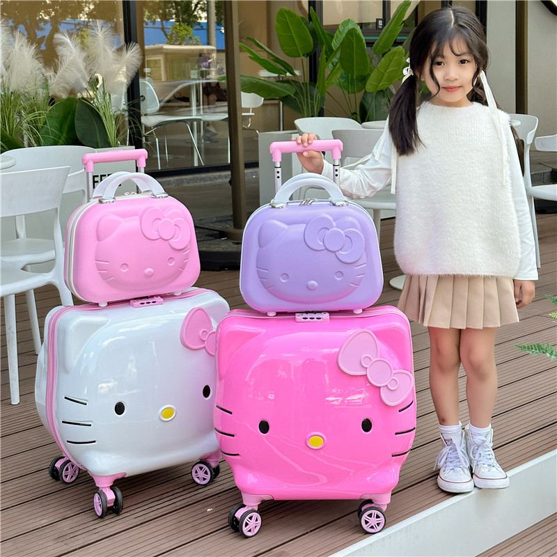 Children's trolley case Cartoon Box hand gift cosmetic case gift box 20-inch boarding case birthday gift for girls and girls