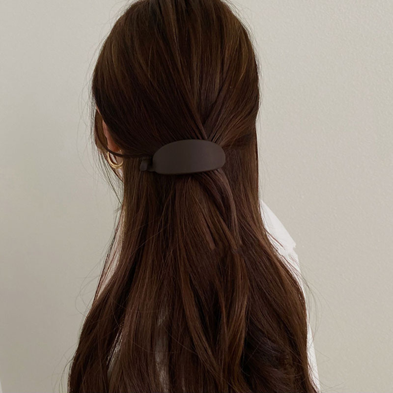 Temperament Mori Stil Torsion Clip Temperament Einfache Haarnadel Frosted Banana Clip Süße Haar Clip Net Rot Pferde Clip Top Clip_voghion.com