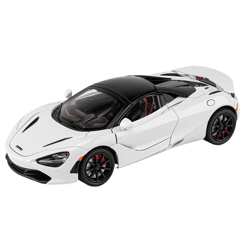 箱入りフォーム 124 マクラーレン 720s 合金スポーツカーモデルサウンドライトプルバックシザードア車載|undefined